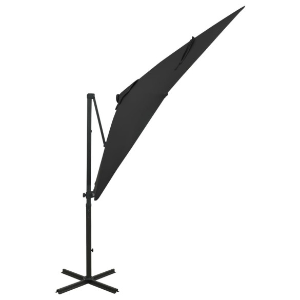 Umbrelă Consolă cu LED-uri Solar 250cm | Livrare Gratuită
