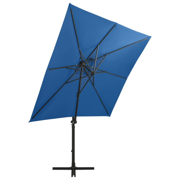 Umbrelă Console LED 250cm - Albastru Azur | Livrare Gratuită Umbrelă Console LED 250cm - Albastru Azur | Livrare Gratuită
