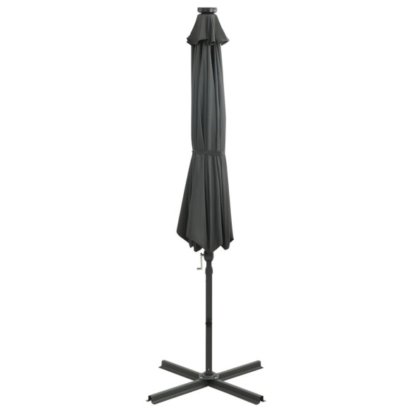 Umbrelă Consolă cu LED 300 cm Antracit | Livrare Gratuită