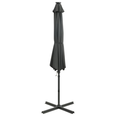 Umbrelă Consolă cu LED 300 cm Antracit | Livrare Gratuită