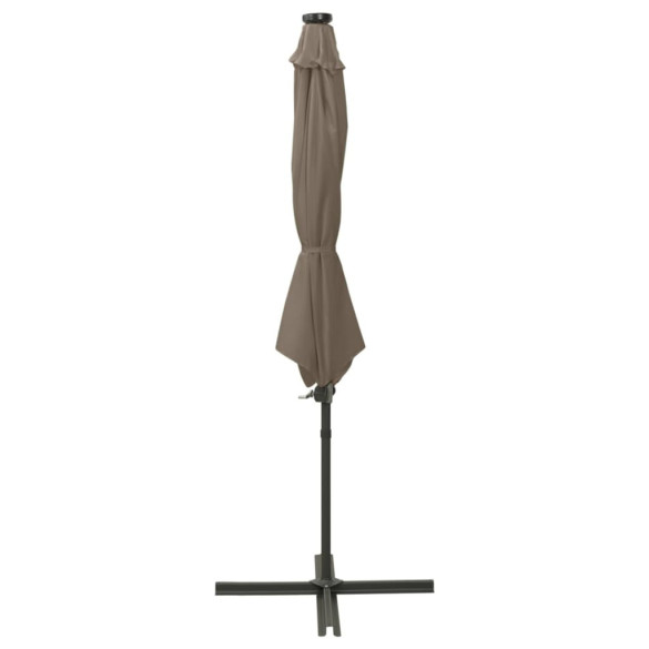Umbrelă Grădină LED 300 cm cu Bază Încrucișată - Livrare Gratuită Umbrelă Grădină LED 300 cm cu Bază Încrucișată - Livrare Gratuită