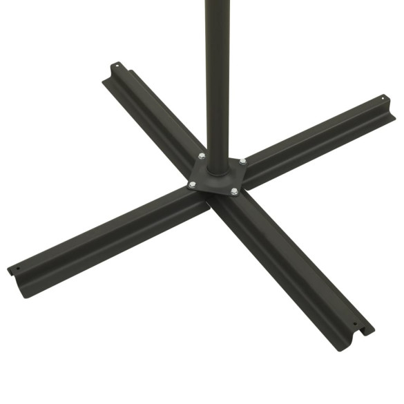 Umbrelă Grădină LED 300 cm cu Bază Încrucișată - Livrare Gratuită Umbrelă Grădină LED 300 cm cu Bază Încrucișată - Livrare Gratuită