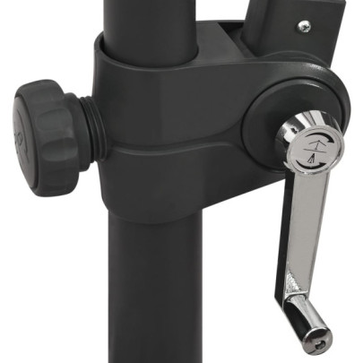 Umbrelă Consolă cu LED-uri - Negru 300 cm | Livrare Gratuită