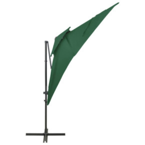 Umbrelă Consolă Verde 250x250 cm - Înclinare 360° 2