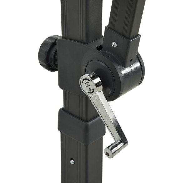 Umbrelă Consolă Verde 250x250 cm - Înclinare 360°