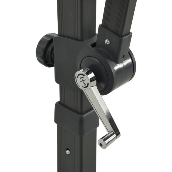 Umbrelă Grădină Consolă 250x250 cm - Albastru Azuriu | Livrare Gratuită