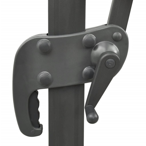 Umbrelă grădină consolă dublă înveliș - Livrare gratuită