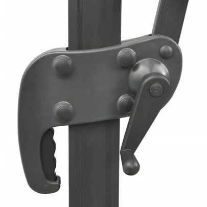 Umbrelă grădină consolă dublă înveliș - Livrare gratuită