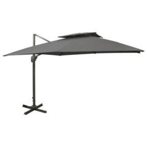 Umbrelă Console Grădină Antracit 300x300 cm - Livrare Gratuită