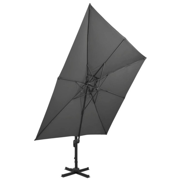 Umbrelă Console Grădină Antracit 300x300 cm - Livrare Gratuită
