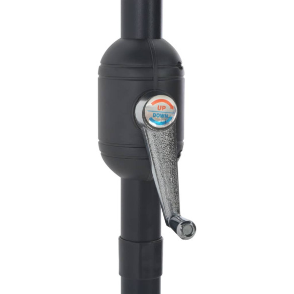 Umbrelă Balcon Cărămiziu Semirotundă 300x155x223cm