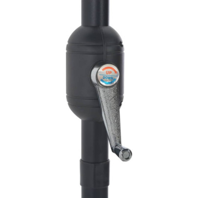 Umbrelă Balcon Cărămiziu Semirotundă 300x155x223cm