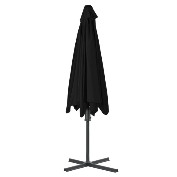 Umbrelă Grădină Oțel Negru 300x230 cm - Livrare Gratuită