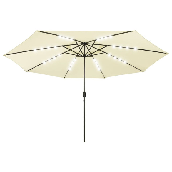 Umbrelă Soare LED Grădină 400 cm - Livrare Gratuită