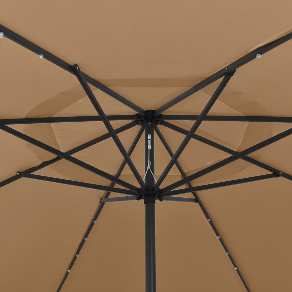 Umbrelă Soare LED Grădină 400 cm - Livrare Gratuită
