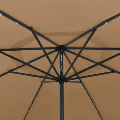 Umbrelă Soare LED Grădină 400 cm - Livrare Gratuită