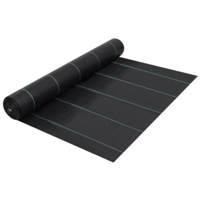 Membrană antiburuieni & antirădăcini - negru - 1x200 m - PP