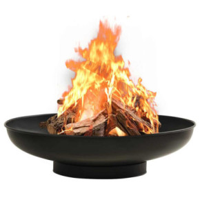Vatră Foc 80cm Oțel - Grătar Exterior cu Livrare Gratuită