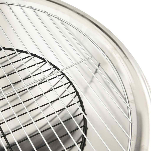 Vatră de foc 2-în-1 grătar și vătrai - Oțel inoxidabil