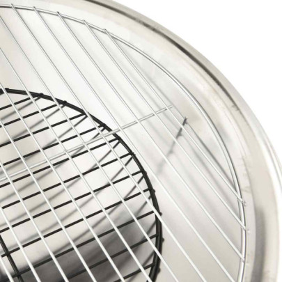 Vatră de foc 2-în-1 grătar și vătrai - Oțel inoxidabil