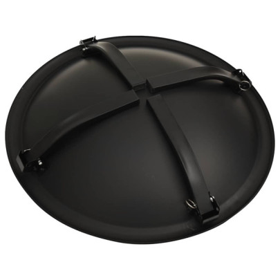 Vatră de foc 2-în-1 cu grătar și vătrai - Oțel | Livrare gratuită