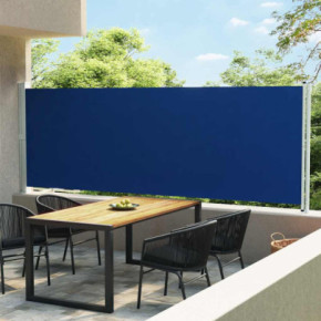 Copertină Laterală Retractabilă Albastră 600x160 cm