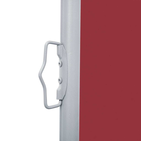 Copertină Laterală Retractabilă Terasă Roșu - 170x1200 cm Copertină Laterală Retractabilă Terasă Roșu - 170x1200 cm