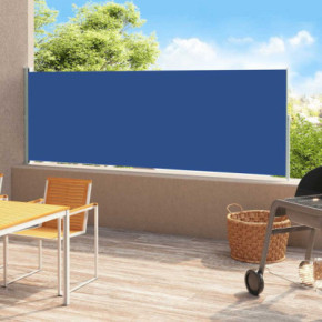 Copertină Laterală Retractabilă Terasă - Albastru 180x500 cm