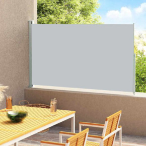Copertină Laterală Retractabilă Terasă - 200x300 cm Gri