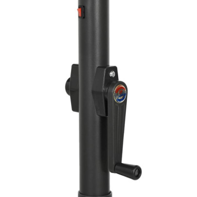 Umbrelă Soare cu LED - Albastru Azur 200x211 cm Aluminiu