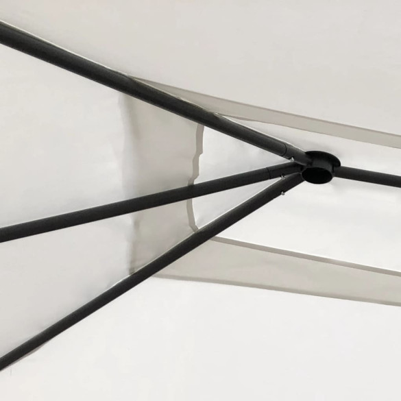 Pavilion cu Huse pentru Stâlpi - Crem - 160 g/m² - Livrare Gratuita