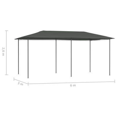 Pavilion Antracit 3x5,3m - Adăpost Exterior Rezistent