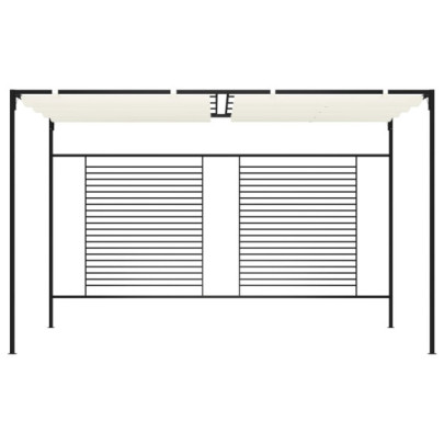Pavilion Grădină Acoperiș Retractabil 3x4m - Livrare Gratuită