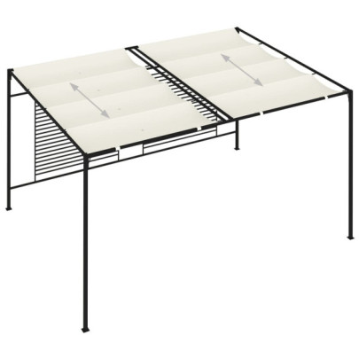 Pavilion Grădină Acoperiș Retractabil 3x4m - Livrare Gratuită