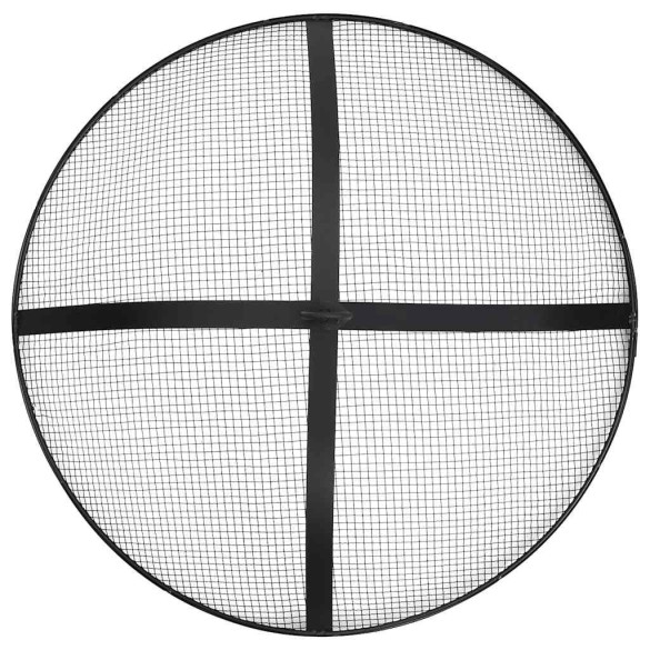 Vatră de Foc Oțel 54x54x55 cm cu Vătrai | Livrare Gratuită