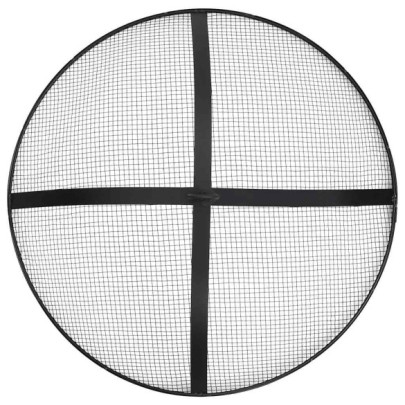 Vatră de Foc Oțel 54x54x55 cm cu Vătrai | Livrare Gratuită