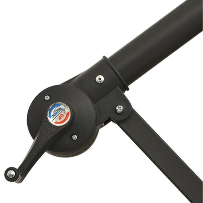 Umbrelă Consolă cu LED-uri Solare | Protecție UV | Cărămiziu