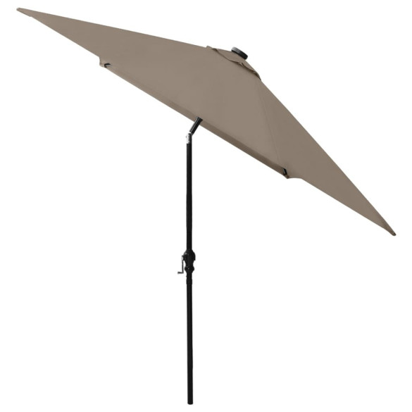 Umbrelă de soare cu LED-uri și panou solar - 2x3 m Umbrelă de soare cu LED-uri și panou solar - 2x3 m