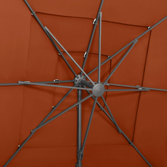 Umbrelă Soare 4 Niveluri - Aluminiu - Livrare Gratuită