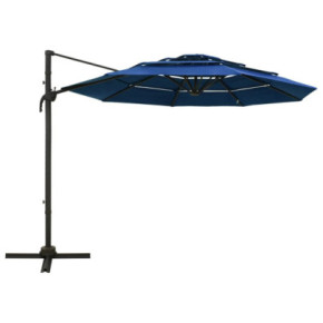 Umbrelă Soare 4 Niveluri, Aluminiu, 3x3m - Livrare Gratuită 2