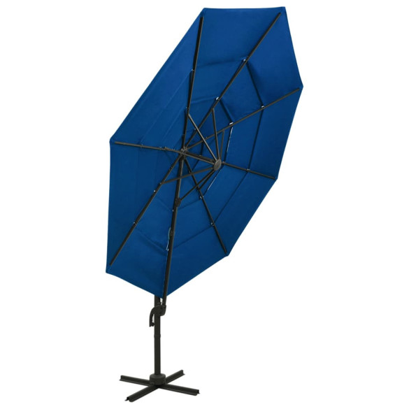 Umbrelă Soare 4 Niveluri, Aluminiu, 3x3m - Livrare Gratuită