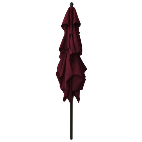 Umbrelă Soare 3 Niveluri Roșu Bordo 250x250 cm - Protecție UV Umbrelă Soare 3 Niveluri Roșu Bordo 250x250 cm - Protecție UV