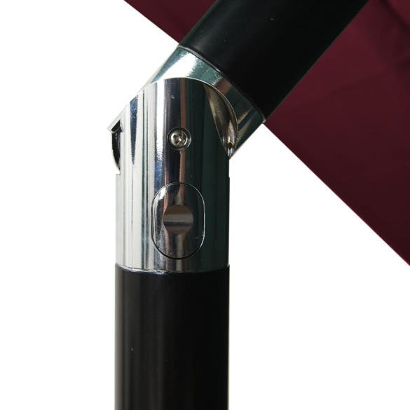 Umbrelă Soare 3 Niveluri Roșu Bordo 250x250 cm - Protecție UV Umbrelă Soare 3 Niveluri Roșu Bordo 250x250 cm - Protecție UV