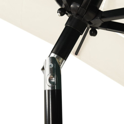 Umbrelă Grădină 3 Niveluri - Aluminiu - 2x2 m - Nisipiu