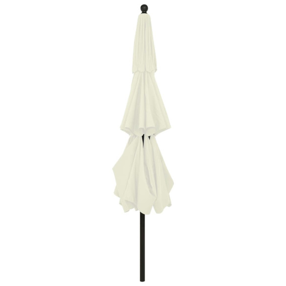 Umbrelă Grădină 3 Niveluri Aluminiu Nisipiu 3,5m Umbrelă Grădină 3 Niveluri Aluminiu Nisipiu 3,5m