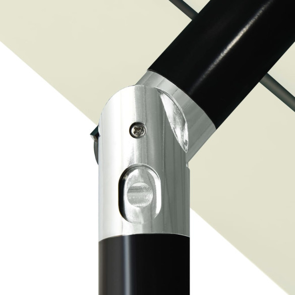 Umbrelă Grădină 3 Niveluri Aluminiu Nisipiu 3,5m Umbrelă Grădină 3 Niveluri Aluminiu Nisipiu 3,5m