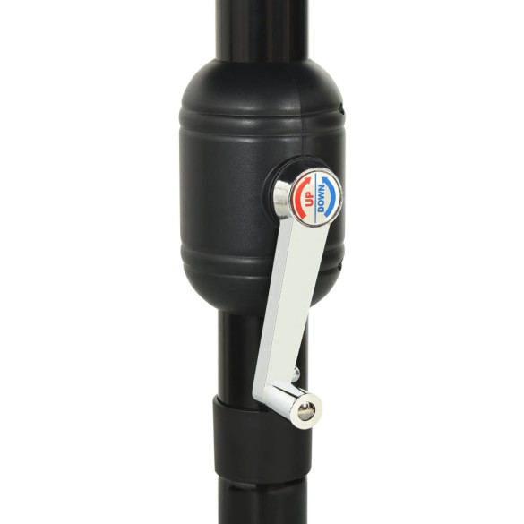 Umbrelă Grădină 3 Niveluri - Verde - Aluminiu - 3,5m