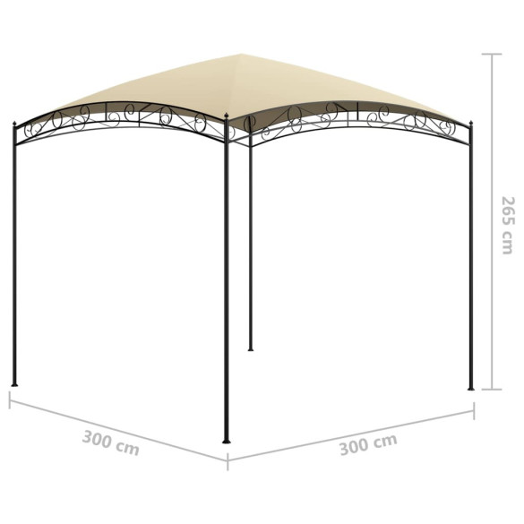 Pavilion Garden 3x3m Crem - Cort Exterior Rezistent