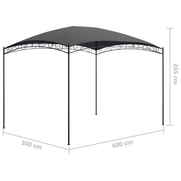 Pavilion Antracit 3x4m - Cort Exterior Rezistent