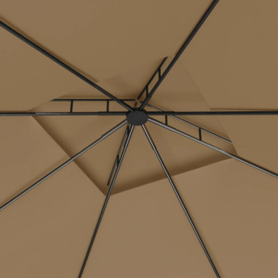 Pavilion Grădină 3x3m Gri Taupe - Cort Exterior Rezistent